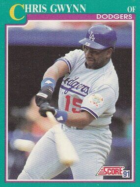 Chris Gwynn - Score '91 Baseball Card